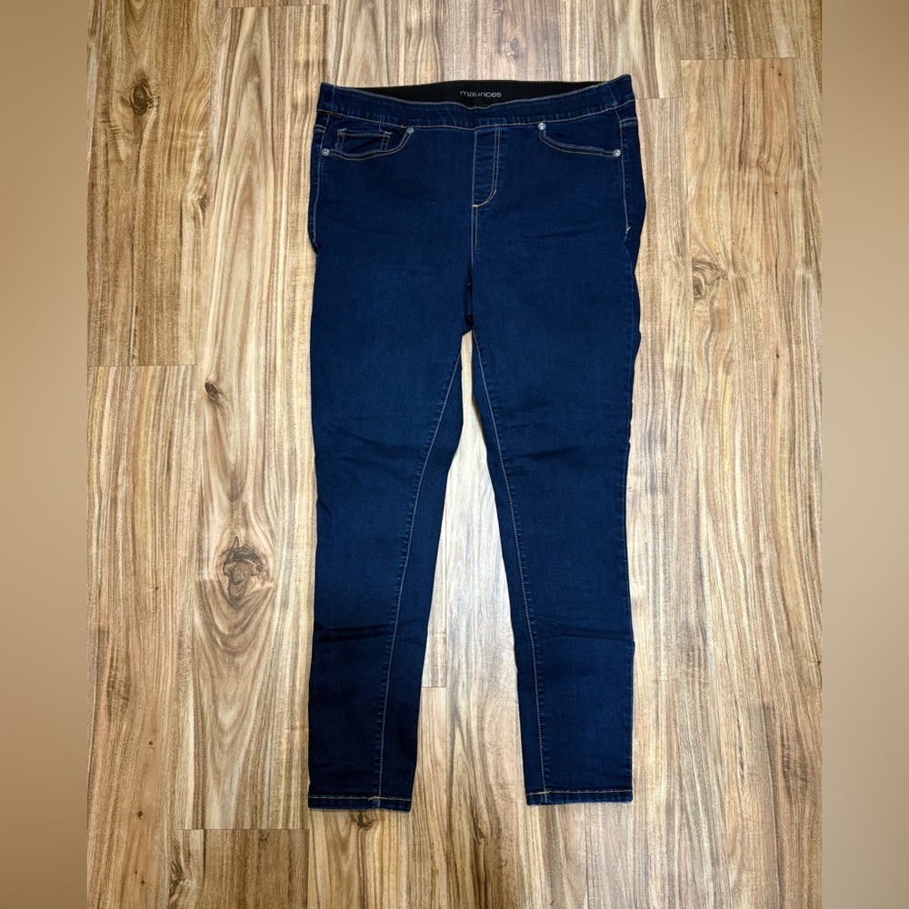 Maurices Dark Blue Skinny Jeans